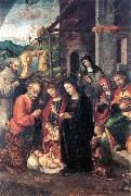 FASOLO, Bernardino Nativity se oil painting on canvas